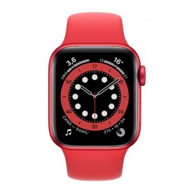 Купить Apple Watch Series 6 44mm Red Aluminum Case with Red Sport Band онлайн